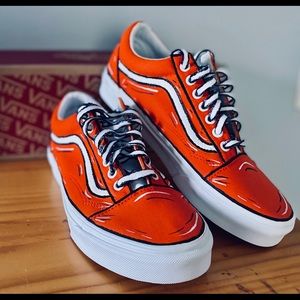 cartoon custom vans